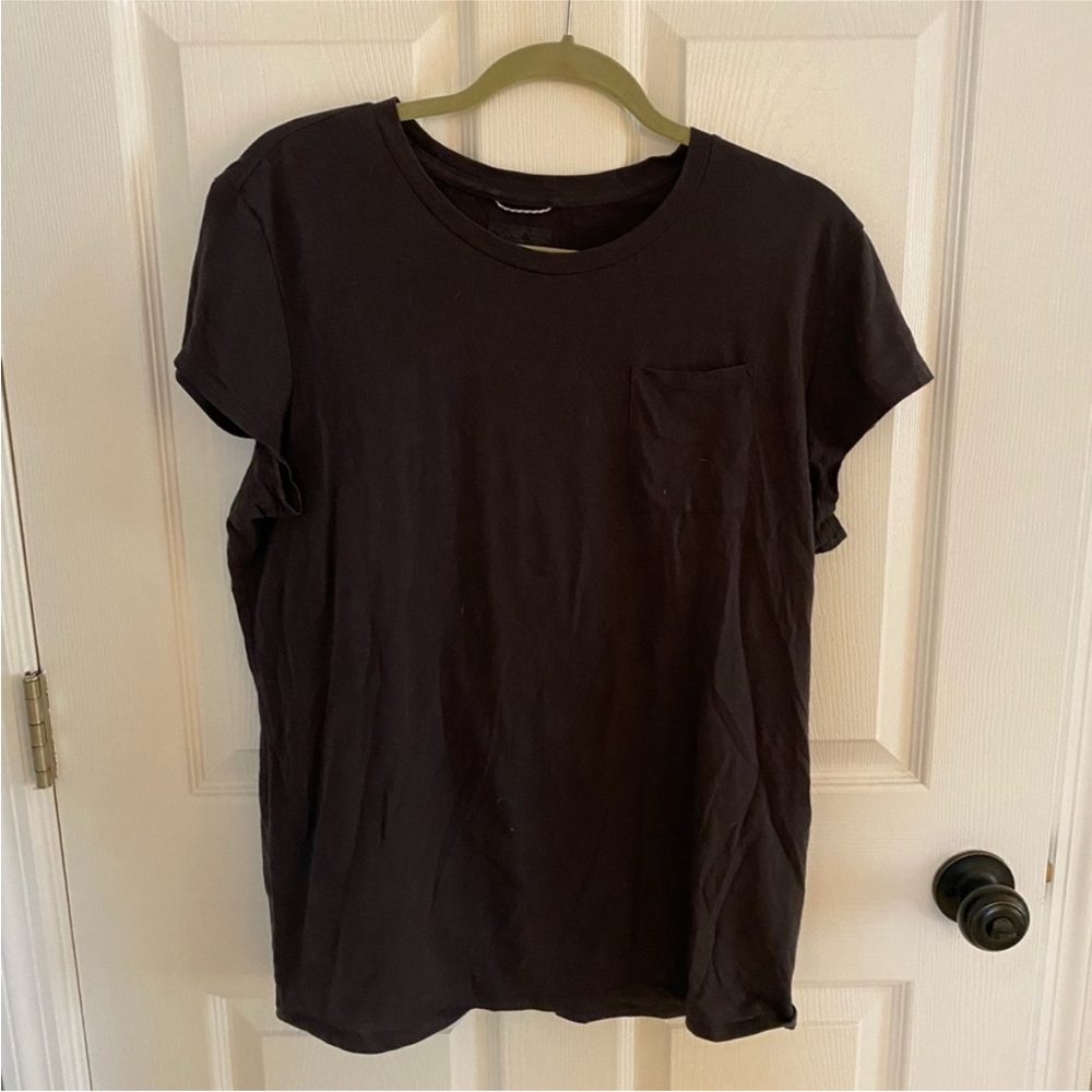 Black T-Shirt with Pocket